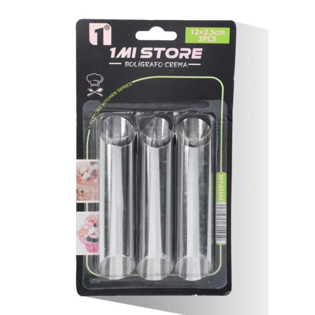 OEM - Set De 06 Moldes Para Hacer Canoli Redondo