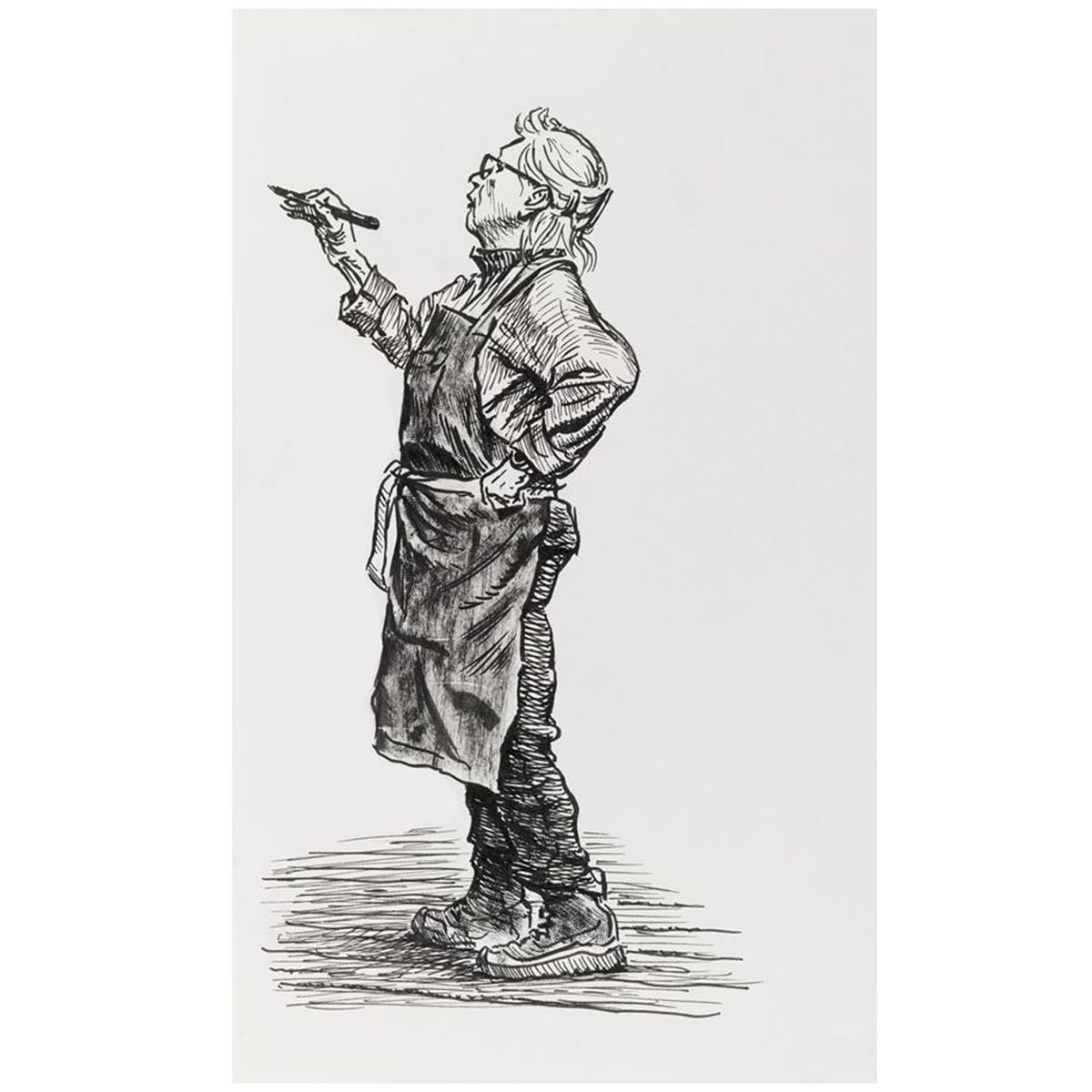 FABER-CASTELL - Rotuladores Faber-Castell Negro 4 puntas Pitt Artist Pen