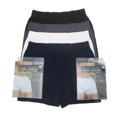GENERICO - 12 Boxer de Bambu Con Fibra de Cobre Para Hombre - Sin Costuras.