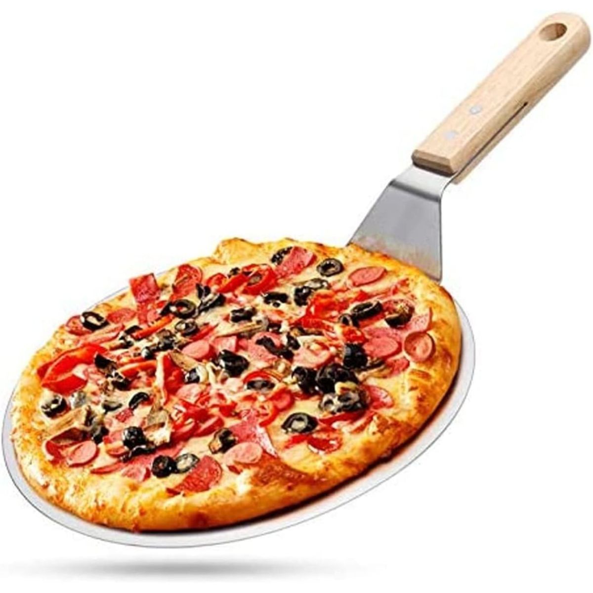 GENERICO - Pala De Pizza Espátula Pizza Acero Inox 25cm