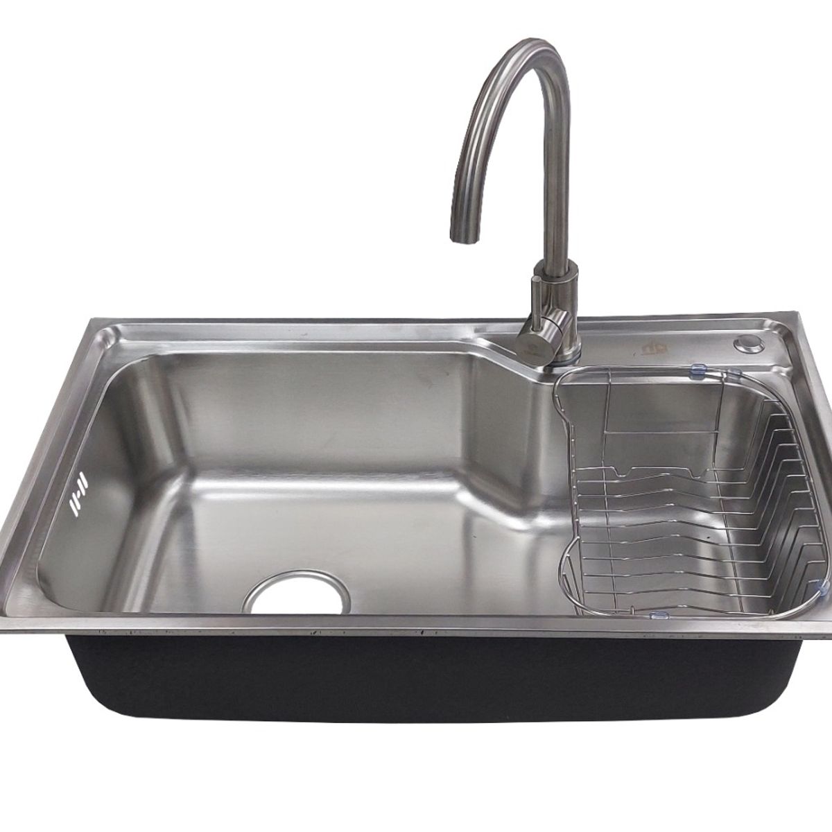 GENERICO - LAVAPLATOS 75x45 SOBRE CUBIERTA + GRIFERIA