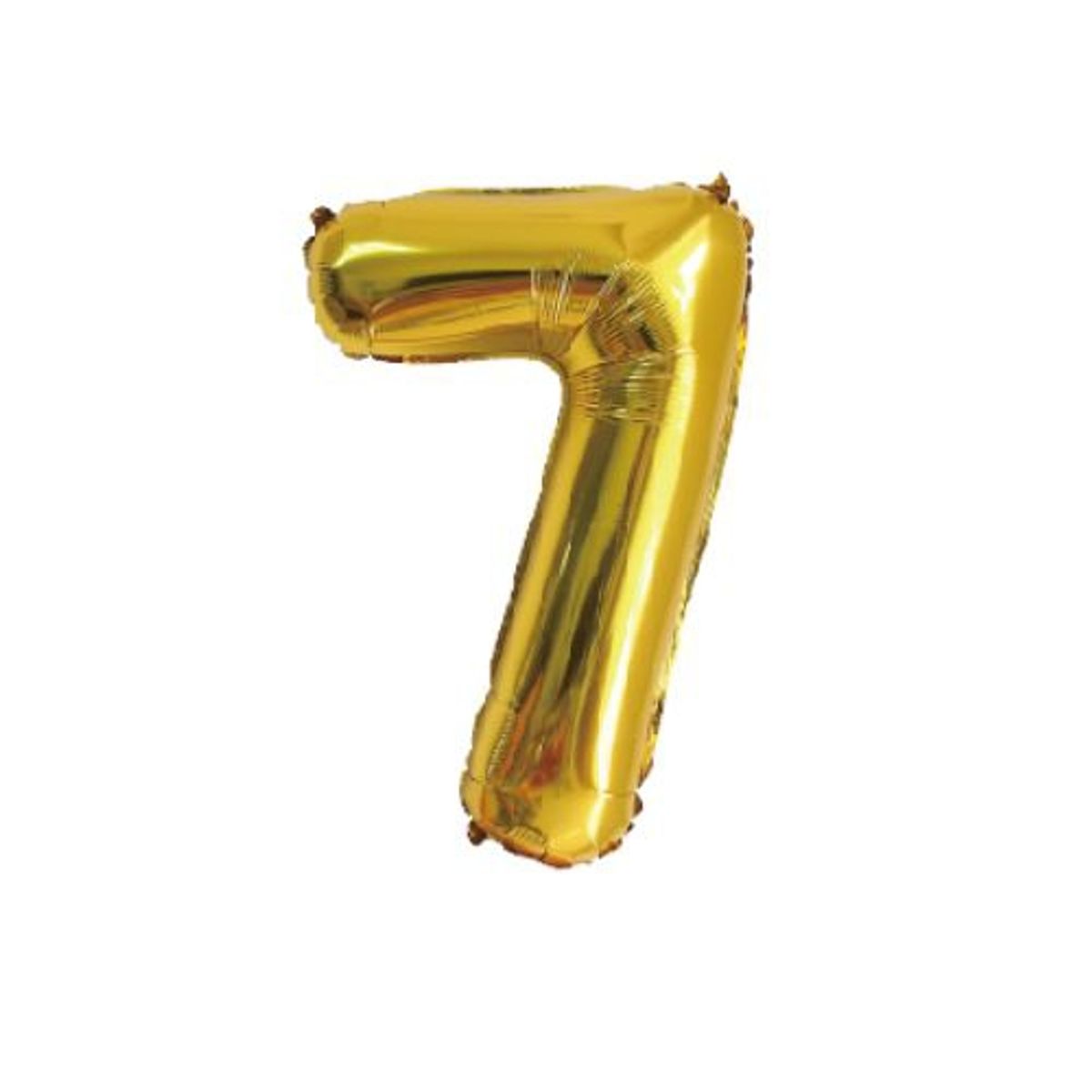 GENERICO - Globos Diseño Numero 7 Color Dorado 80 Cm