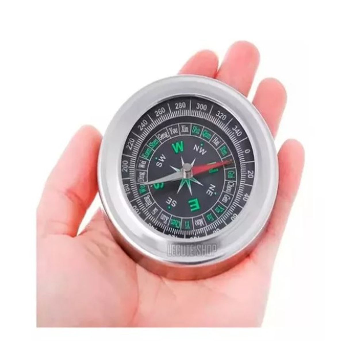 GENERICO - Brujula Treking Camping  Mini Camping Alta Calidad Acero