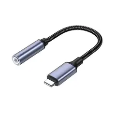 KUULAA - Adaptador de Audio Para iPhone 8 a 14 / Lightning A Jack 3.5/ Trenzado
