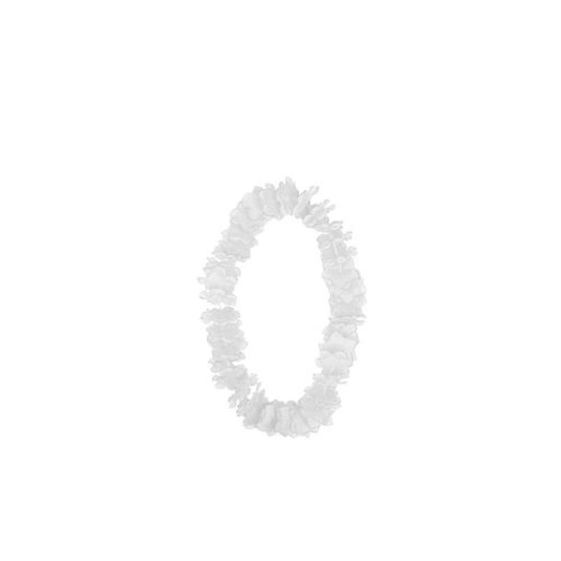 GENERICO - Collar Cotillón Hawaiano Blanco