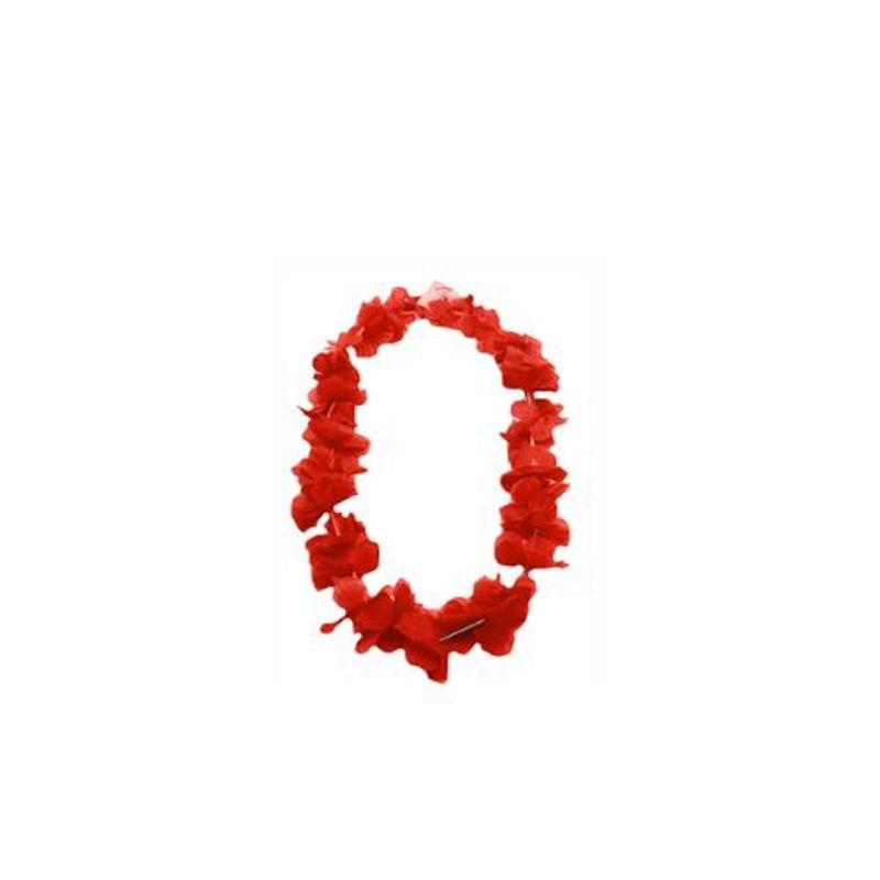 GENERICO - Collar Cotillón Hawaiano Rojo