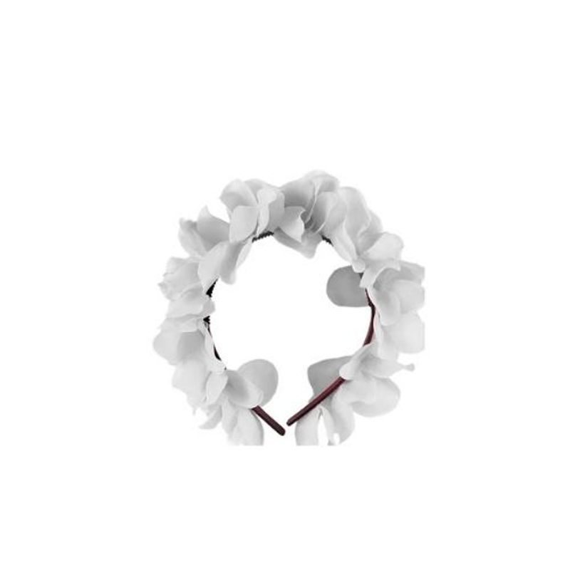 GENERICO - Cintillo Hawaiano Blanco 17cm