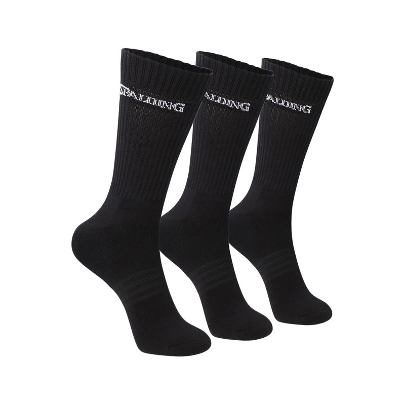 SPALDING - TRIPACK CALCETINES LARGOS 35-39 SPALDING NEGRO