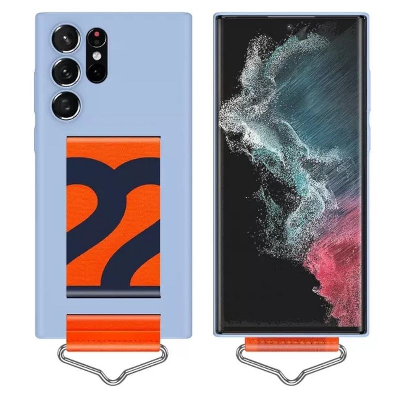 GENERICO - Funda Protectora Delgada Elegante  Para S22 CELESTE