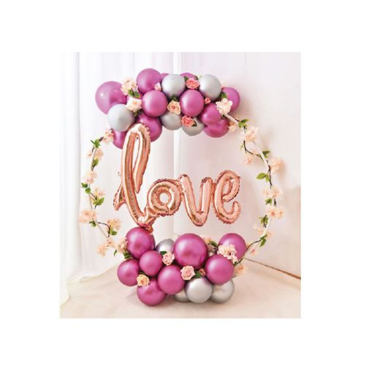 GENERICO - Globo Latex Circular Colores Love