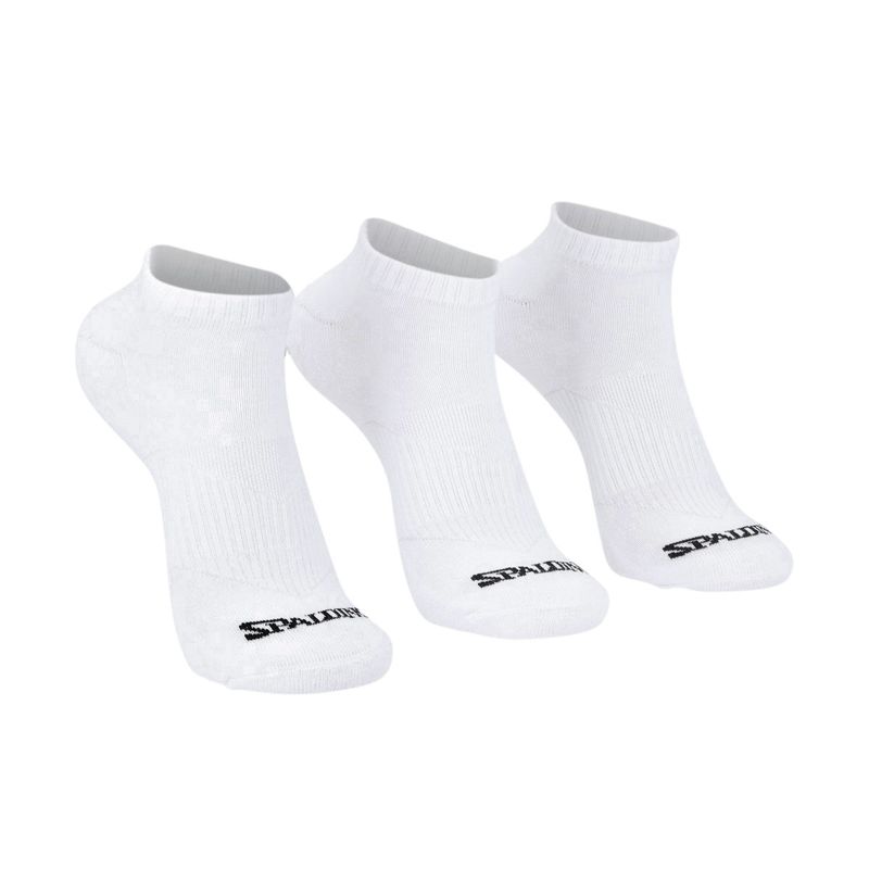 SPALDING - TRIPACK CALCETINES CORTO 40-45 SPALDIND BLANCO