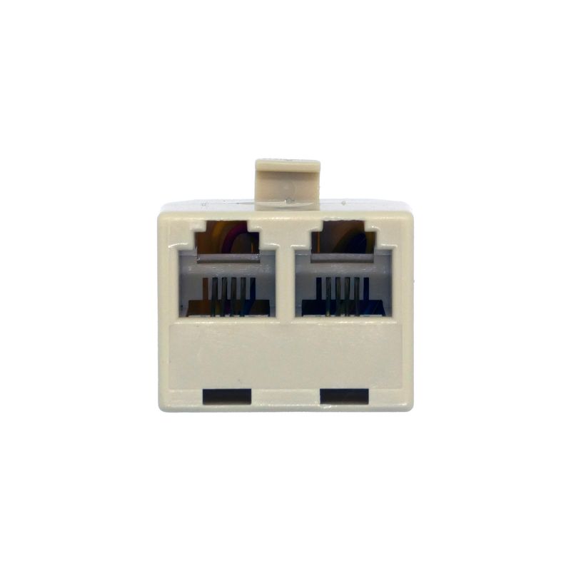 GENERICO - Splitter De Teléfono Fijo 1x2 - Rj11 - Telefonía
