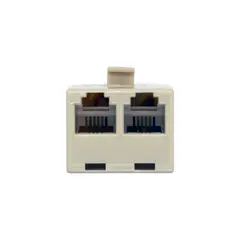 GENERICO - Splitter De Teléfono Fijo 1x2 - Rj11 - Telefonía