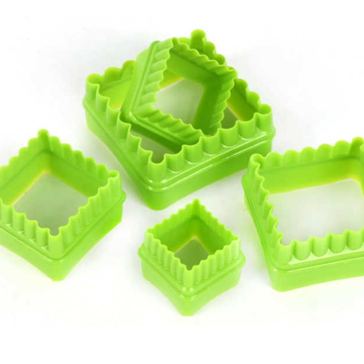 OEM - Set 10 Cortadores Cuadrado Rizado