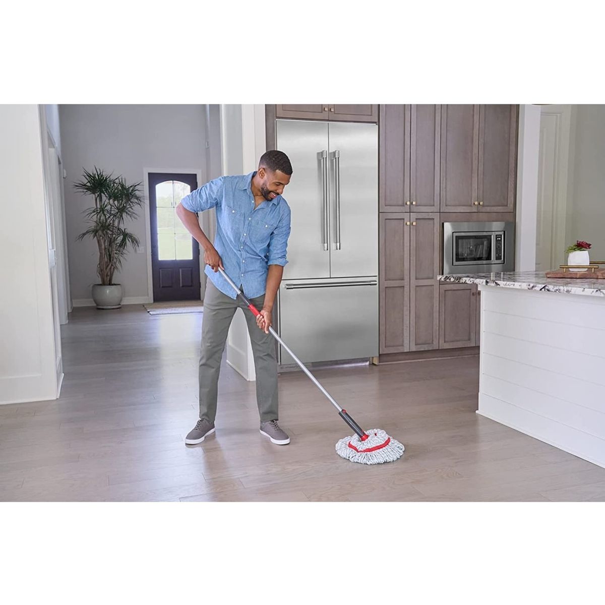 RUBBERMAID - TRAPERO DE MICROFIBRA COMPLETO TWIST RUBBERMAID RUBBERMAID