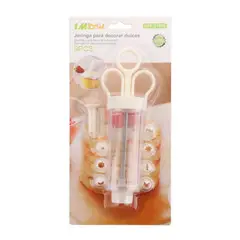 OEM - Juego Jeringa Y Boquillas De Repostería 9 Piezas