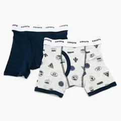 COYOTE KIDS - Pack bóxer ruta 66 algodón peruano - Blanco