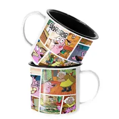 SM - Taza Enlozada Lechera Cartoon Network Coraje Perro Valiente