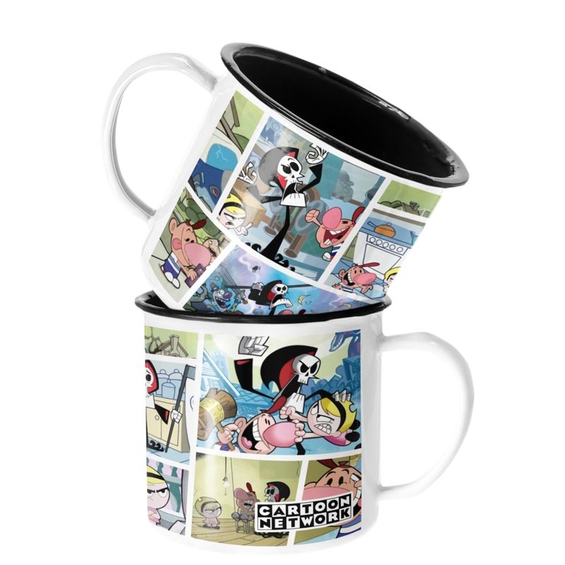 SM - Taza Enlozada Lechera Cartoon Network Billy y Mandy SM