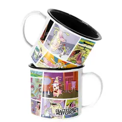 SM - Taza Enlozada Lechera Cartoon Network La vaca y el Pollito
