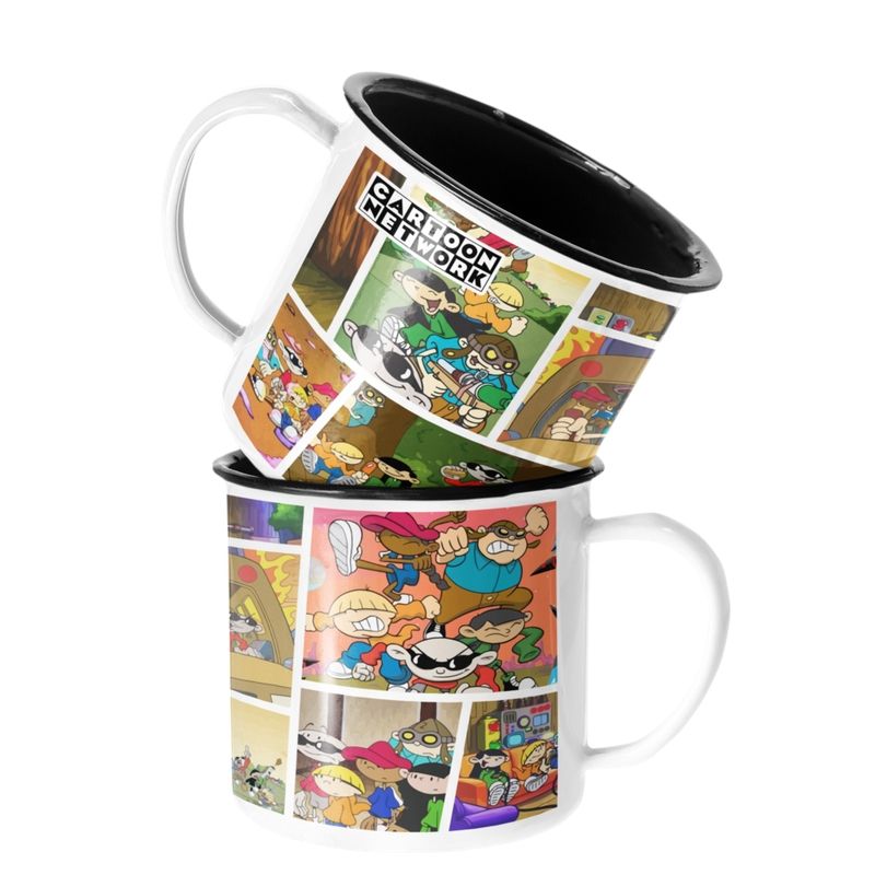 SM - Taza Enlozada Lechera Cartoon Network KND Chicos del barrio SM