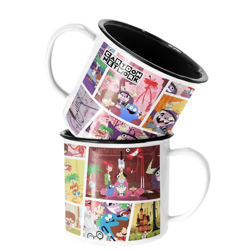 SM - Taza Enlozada Lechera Cartoon Network Mansion Foster Amigos SM