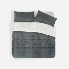 ROSEN - Plumón Alaska Sherpa Liso Navy Super King