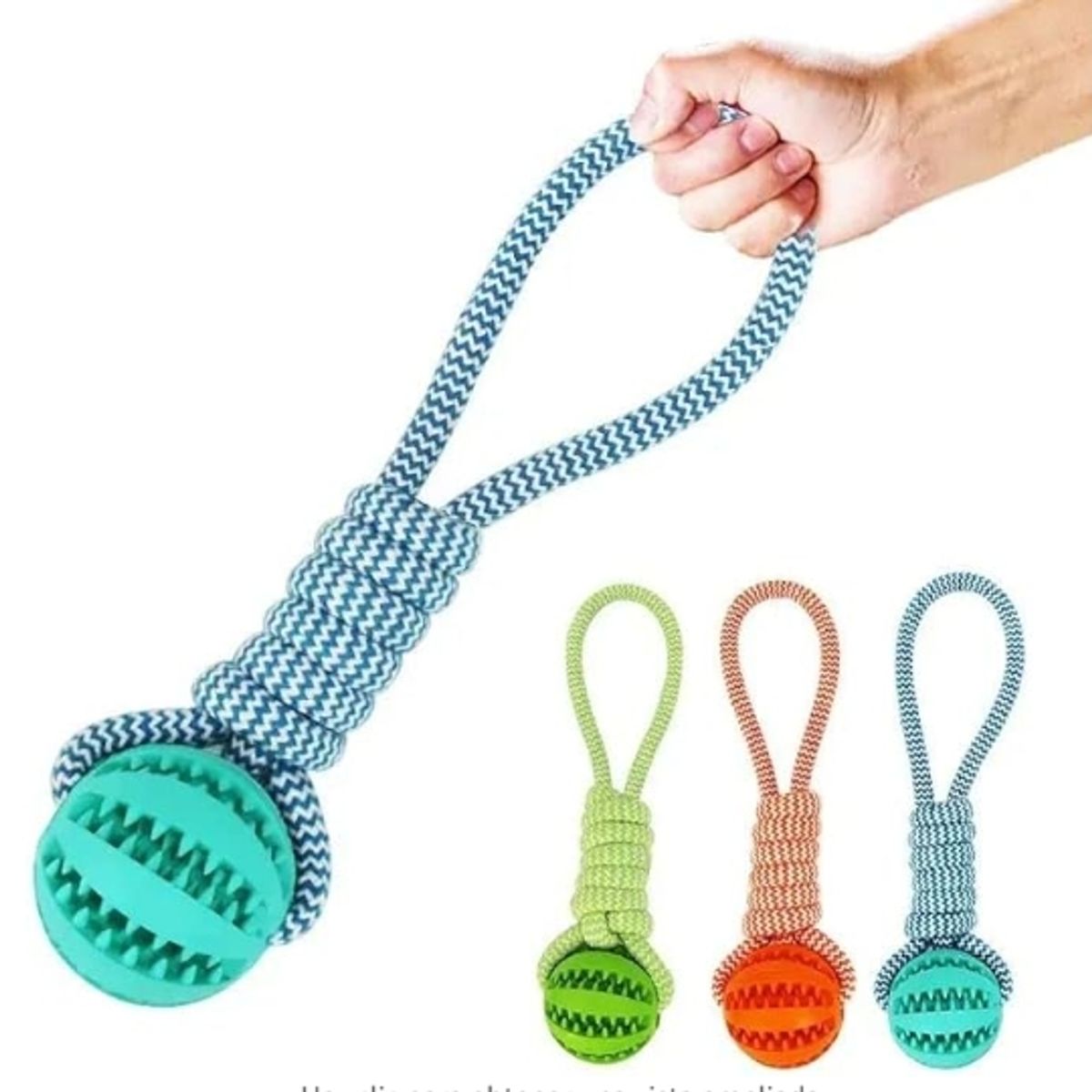 GENERICO - Juguete Cuerda Masticar Perro Lazo Pelota