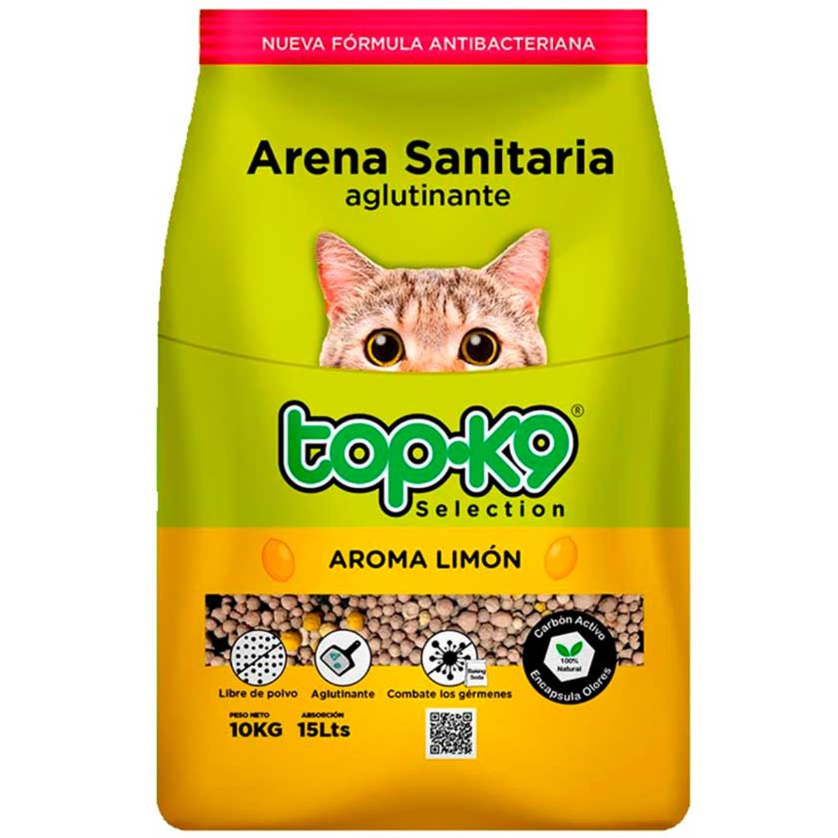 TOPK - Arena Aglutinante TopK9 10 Kg Limón