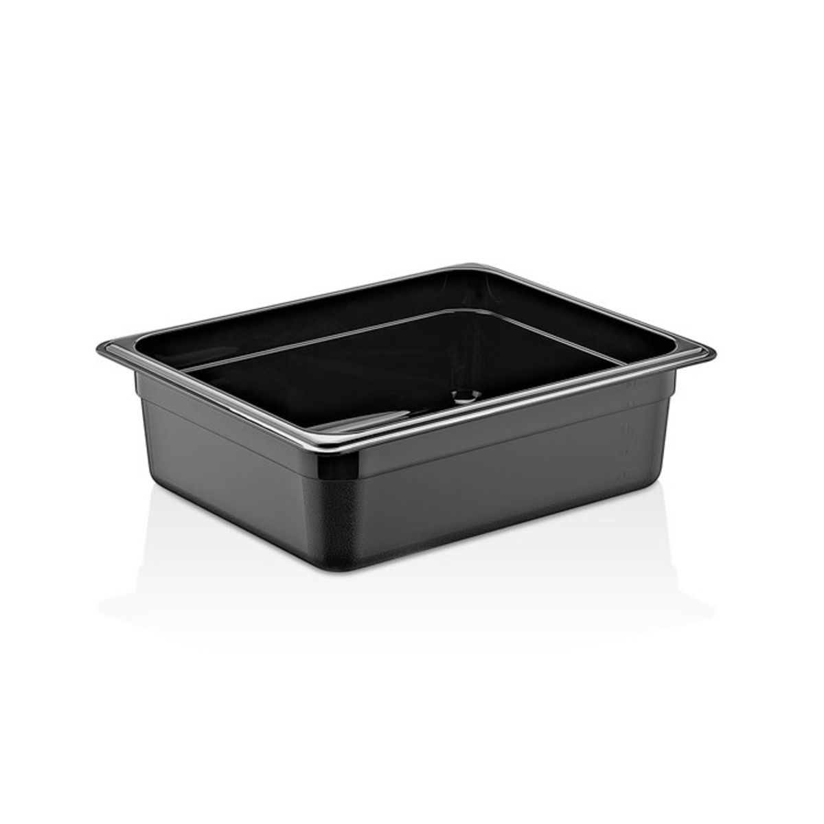 GASTROPLAST - CONTENEDOR POLICARBONATO NEGRO 12x10cm GASTROPLAST