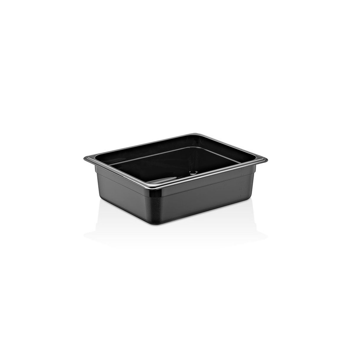 GASTROPLAST - CONTENEDOR POLICARBONATO NEGRO 12x10cm GASTROPLAST