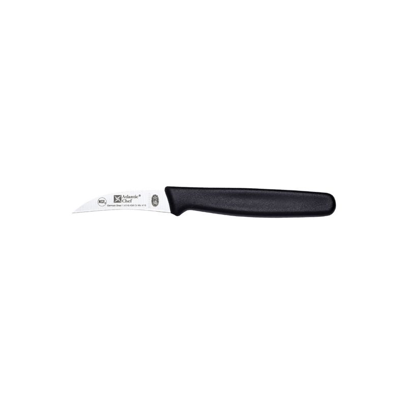 ATLANTIC - CUCHILLO TORNEADOR MANGO NEGRO 6 CM ATLANTIC
