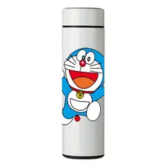 GENERICO - TERMO DIGITAL CON TERMÓMETRO - DORAEMON - 450 ML