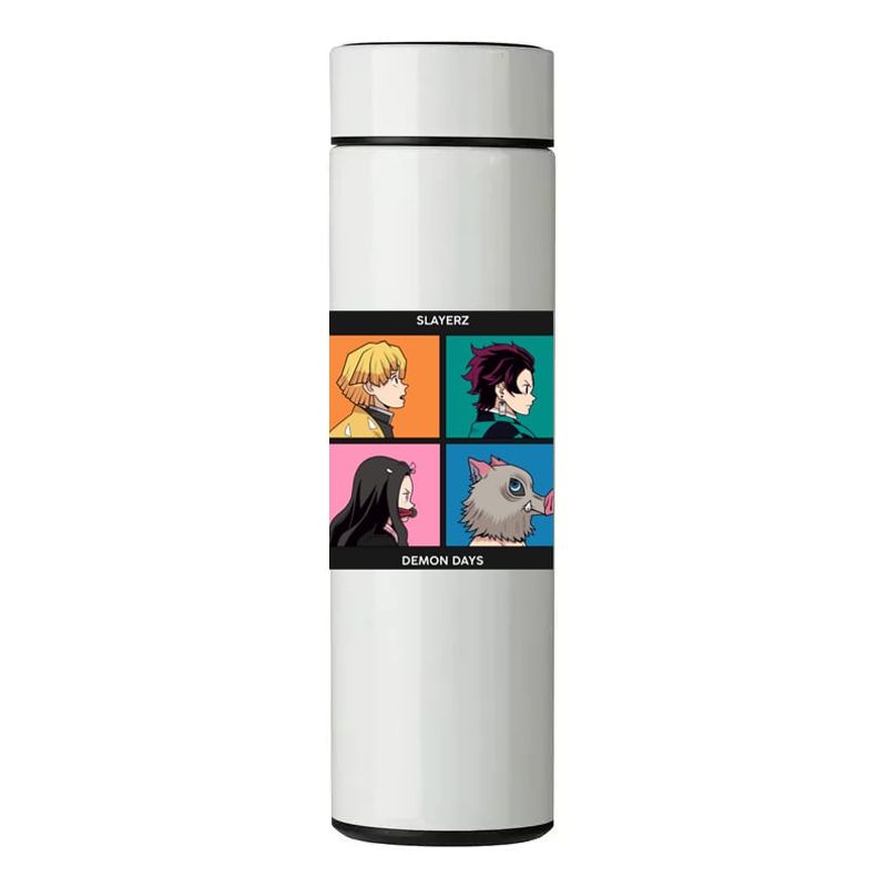 GENERICO - TERMO DIGITAL CON TERMÓMETRO - DEMON S - 450 ML