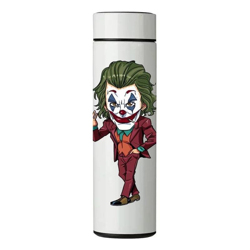 GENERICO - TERMO DIGITAL CON TERMÓMETRO - JOKER - 450 ML