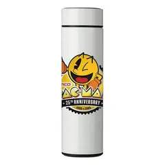 GENERICO - TERMO DIGITAL CON TERMÓMETRO - PACMAN - 450 ML