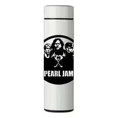 GENERICO - TERMO DIGITAL CON TERMÓMETRO - PEARL JAM - 450 ML