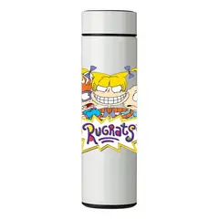 GENERICO - TERMO DIGITAL CON TERMÓMETRO - RUGRATS - 450 ML