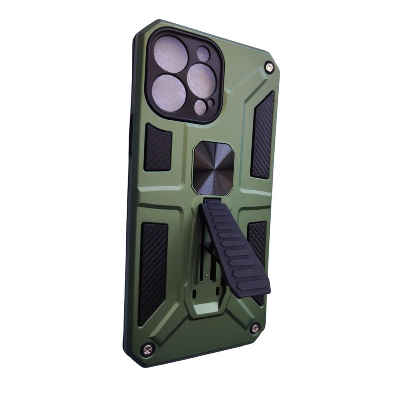 GENERICO - Carcasa Reforzada Compatible Iphone 13 Pro Max - Verde