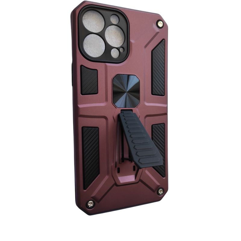 GENERICO - Carcasa Reforzada Compatible Iphone 13 Pro Max - Vino