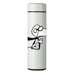 GENERICO - TERMO DIGITAL CON TERMÓMETRO - SNOOPY - 450 ML