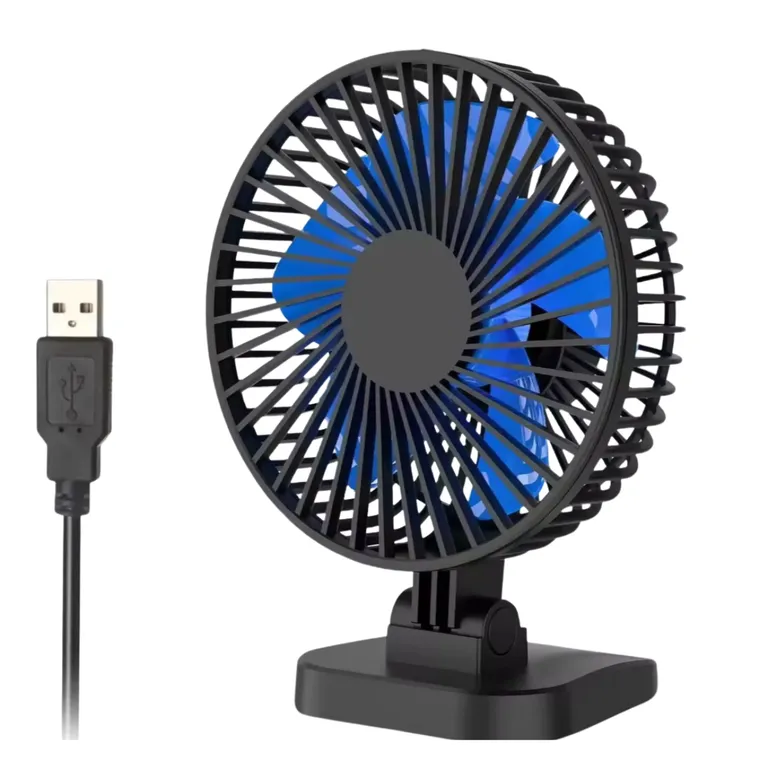 GENERICO Mini Ventilador de Escritorio USB , Alta potencia,Silencioso