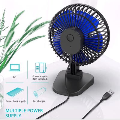 Imagen 2 del producto Mini Ventilador de Escritorio USB , Alta potencia,Silencioso