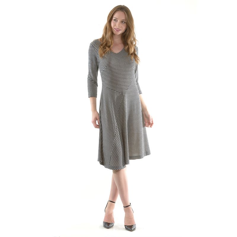 BOUS - Vestido Mary Estampado Negro BOUS