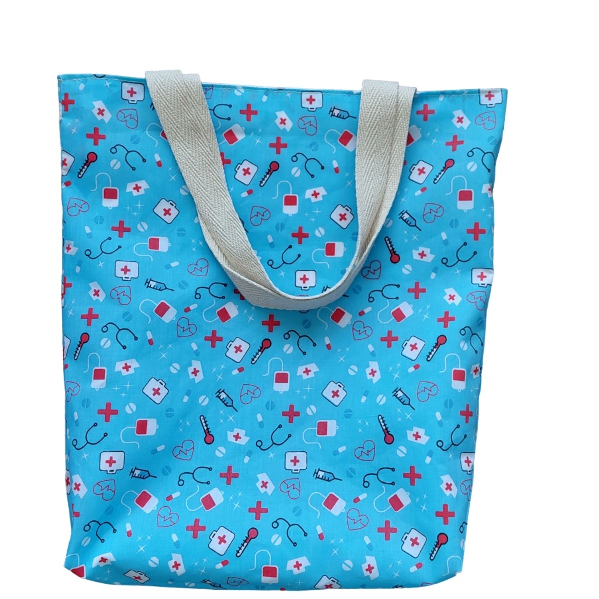 AZENTTO - Bolso de tela forrado y con estuche