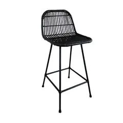 GENERICO - Taburete Boho Black Producto Artesanal