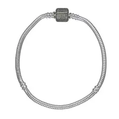 GENERICO - PULSERA DE PLATA FINA CIRCONES