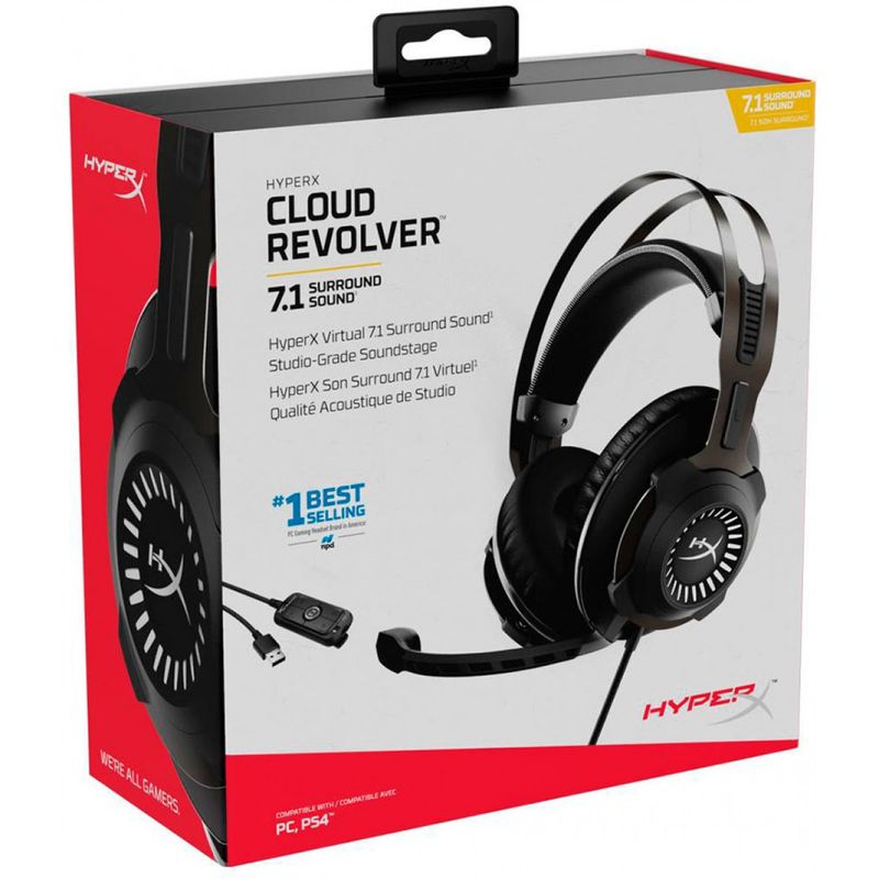 HYPERX - AUDIFONOS GAMER HYPERX CLOUD REVOLVE 7.1