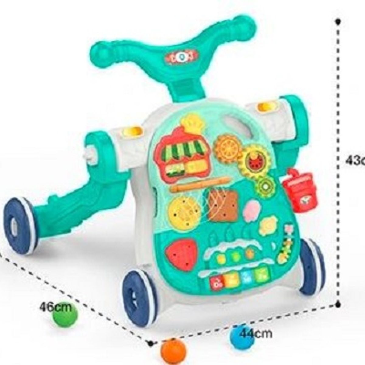 GENERICO - ANDADOR CAMINADOR 4 EN 1 CON MESA DIDÁCTICA