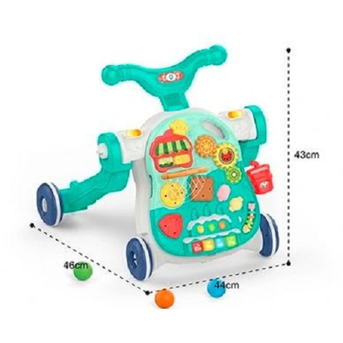 GENERICO - ANDADOR CAMINADOR 4 EN 1 CON MESA DIDÁCTICA